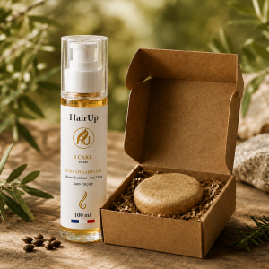 Le duo fortifiant anti-chute – Lotion capillaire & shampoing solide